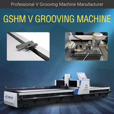 품질  Hydraulic V Cutting Machine For Shower Room Frames High Speed V Grooving Machine 공장