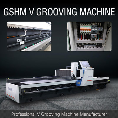 스테인레스 강 장식 Ｖ 슬로팅 기계 수직 CNC Ｖ 그루빙 머신 1560년